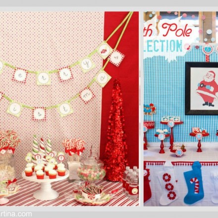 Mesas de chuches - decoración mesas para Navidad - La casita de Martina Blog Moda Infantil y Premamá