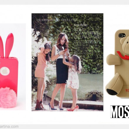 Ana Antic funda iPhone rabito, Gennarino Moschino, La casita de Martina Blog de Moda Infantil y Moda Premamá
