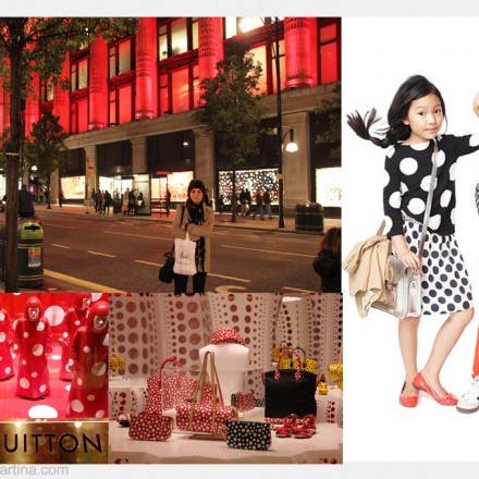 Louis Vuitton, Yayoi Kusama, SELFRIDGES, La casita de Martina, Blog moda infantil, Carolina Simó SUSANA GRAU FONT