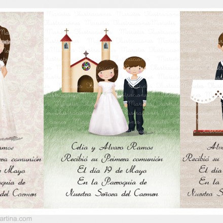 Recordatorios Comunión, Vestidos Comunión, Blog de Moda Infantil, La casita de Martina, Carolina Simó