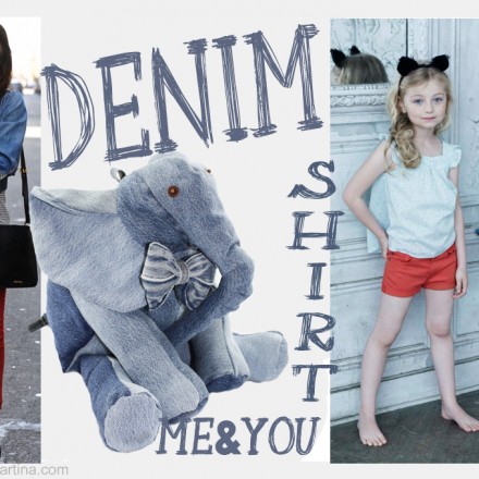 Tendencias Moda Infantil, Denim Shirt, Miranda Kerr, La casita de Martina, Blog de Moda Infantil, Carolina Simó Tendencias Moda Infantil, Denim Shirt, Miranda Kerr, La casita de Martina, Blog de Moda Infantil, Carolina Simó