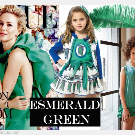 Tendencias moda infantil, Verde esmeralda, Blog de Moda Infantil, La casita de Martina, Carolina Simó Tendencias moda infantil, Verde esmeralda, Blog de Moda Infantil, La casita de Martina, Carolina Simó