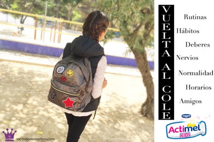 Actimel Kids, Vuelta al cole, Alimentacion Infantil, Blog Moda Infantil, La casita de Martina