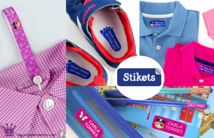 Etiquetas para marcar la ropa, Etiquetas para zapatos, Pulseras nombre, Stikets
