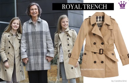 Marca de las gabardinas de Leonor y Sofia, blog de moda infantil