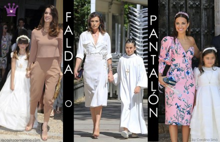 Vestidos famosas Comunion, invitada perfecta comunion, la casita de Martina, traje comunion, Paula Echevarria, Mar Flores, Nieves Alvarez