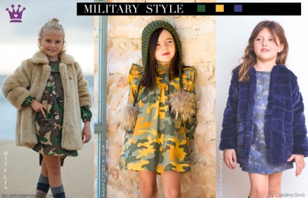 Blog moda infantil, vestido camuflaje, Mia y Lia, Ma Petite Lola, Kids Chocolate