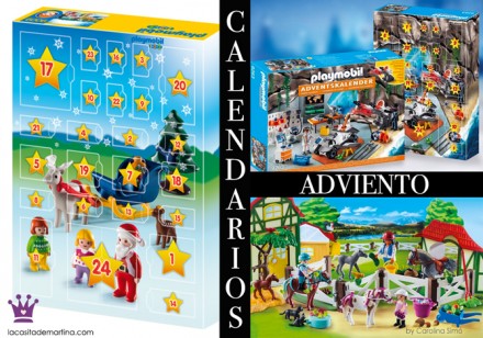 Calendarios adviento originales, calendario adviento Playmobil, la casita de martina, blog moda infantil