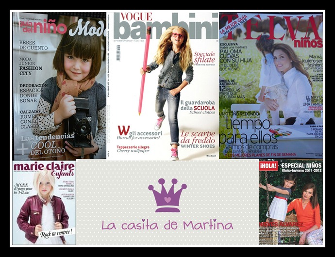 VOGUE Bambini - Telva niños - Hola niños - Marie Claire enfants -  Guía del Niño moda