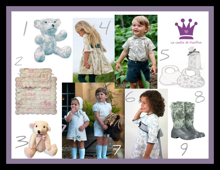 Toile de Jouy - La casita de Martina blog de moda infantil y premamá