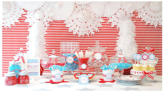 Mesas de chuches - decoración mesas para Navidad - La casita de Martina Blog Moda Infantil y Premamá