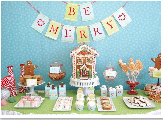 Mesas de chuches - decoración mesas para Navidad - La casita de Martina Blog Moda Infantil y Premamá
