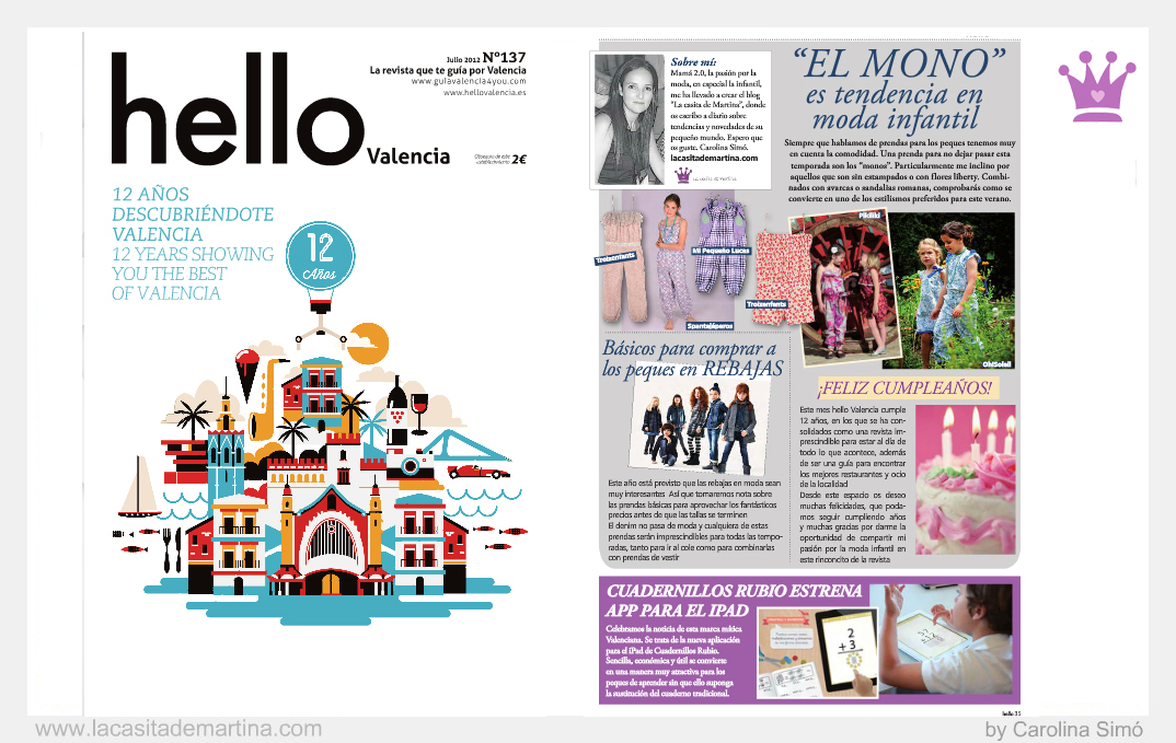 Hello Valencia 12 aniversario - La casita de Martina blog de moda infantil y premamá by Carolina Simó Hello Valencia 12 aniversario - La casita de Martina blog de moda infantil y premamá by Carolina Simó