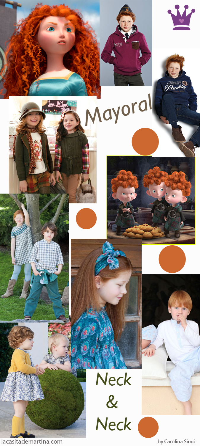 Brave, Estilismos para pelirrojas, Blog de Moda Infantil, Neck and Neck, Mayoral Brave, Estilismos para pelirrojas, Blog de Moda Infantil, Neck and Neck, Mayoral