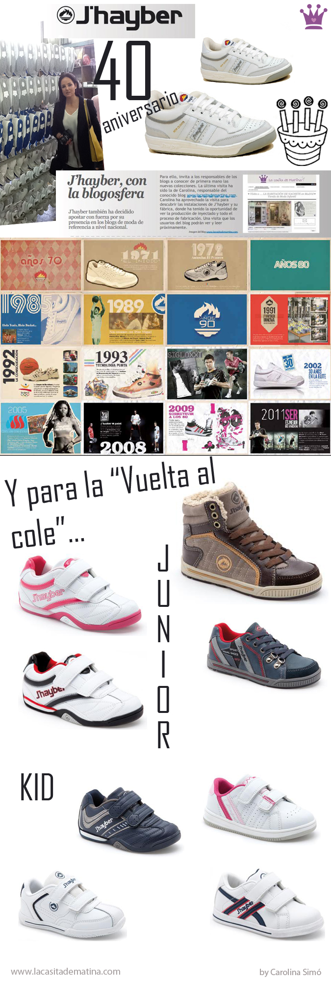 40 aniversario zapatillas Olimpo J'Hayber, Blog de Moda Infantil y Premama 40 aniversario zapatillas Olimpo J'Hayber, Blog de Moda Infantil y Premama