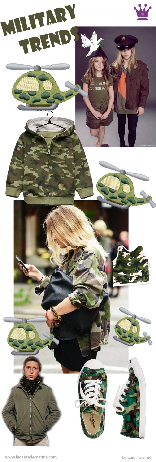 Military trend, Tendencia Militar Moda Infantil, Blog de Moda Infantil, La casita de Martina, Kids trends Military trend, Tendencia Militar Moda Infantil, Blog de Moda Infantil, La casita de Martina, Kids trends
