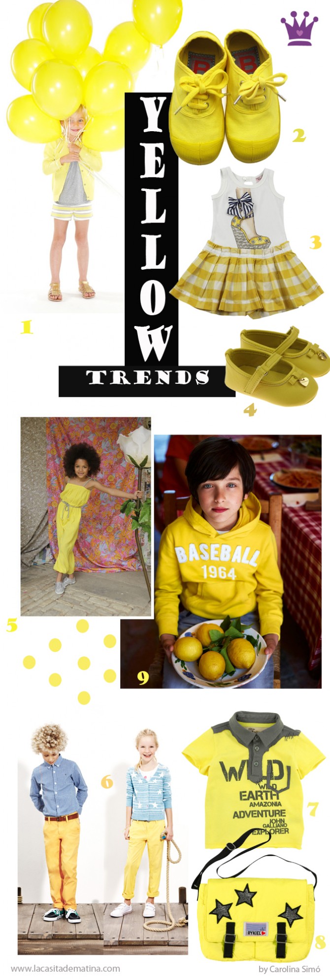 Blog de Moda Infantil, Amarillo tendencia moda infantil, La casita de Martina, Carolina Simó, Benetton, Marc Jacobs,  Bensimon, Blog de Moda Infantil, Amarillo tendencia moda infantil, La casita de Martina, Carolina Simó, Benetton, Marc Jacobs,  Bensimon,
