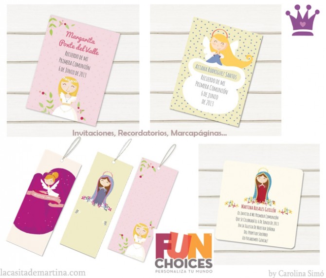Recordatorios Comunión, Tarjetas Primera Comunión, Marcapáginas comuniones, La casita de Martina, Blog de Moda Infantil, Carolina Simó Recordatorios Comunión, Tarjetas Primera Comunión, Marcapáginas comuniones, La casita de Martina, Blog de Moda Infantil, Carolina Simó