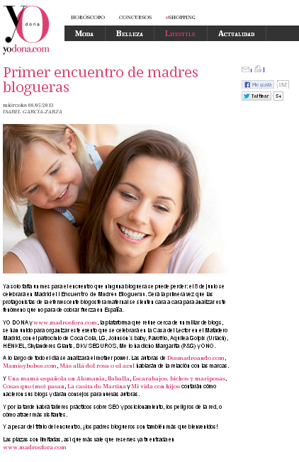 Evento Madresfera y Yo Dona 2013, Madresfera Madrid, La casita de Martina, Carolina Simó, Blog de Moda Infantil Evento Madresfera y Yo Dona 2013, Madresfera Madrid, La casita de Martina, Carolina Simó, Blog de Moda Infantil