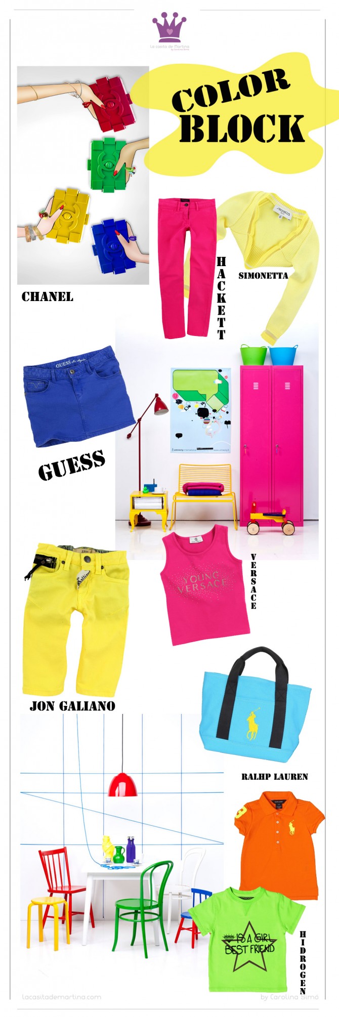 Color Block, Tendencias Moda Infantil, Blog de moda infantil, La casita de Martina, Chanel Color Block, Tendencias Moda Infantil, Blog de moda infantil, La casita de Martina, Chanel