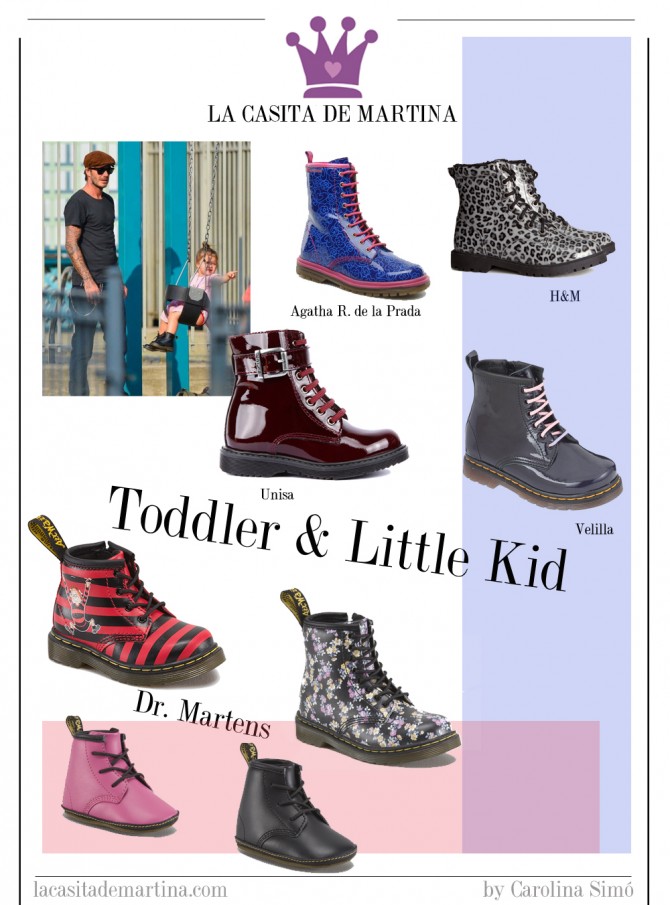 Dr. Martens, Harper Seven, David Beckham, Blog Moda Infantil., La casita de Martina