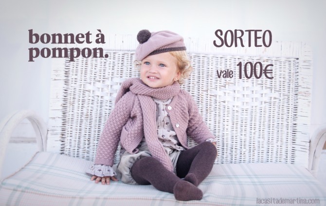 Bonnet a pompon, Sorteo, Blog Moda Infantil, Carolina Simó Bonnet a pompon, Sorteo, Blog Moda Infantil, Carolina Simó