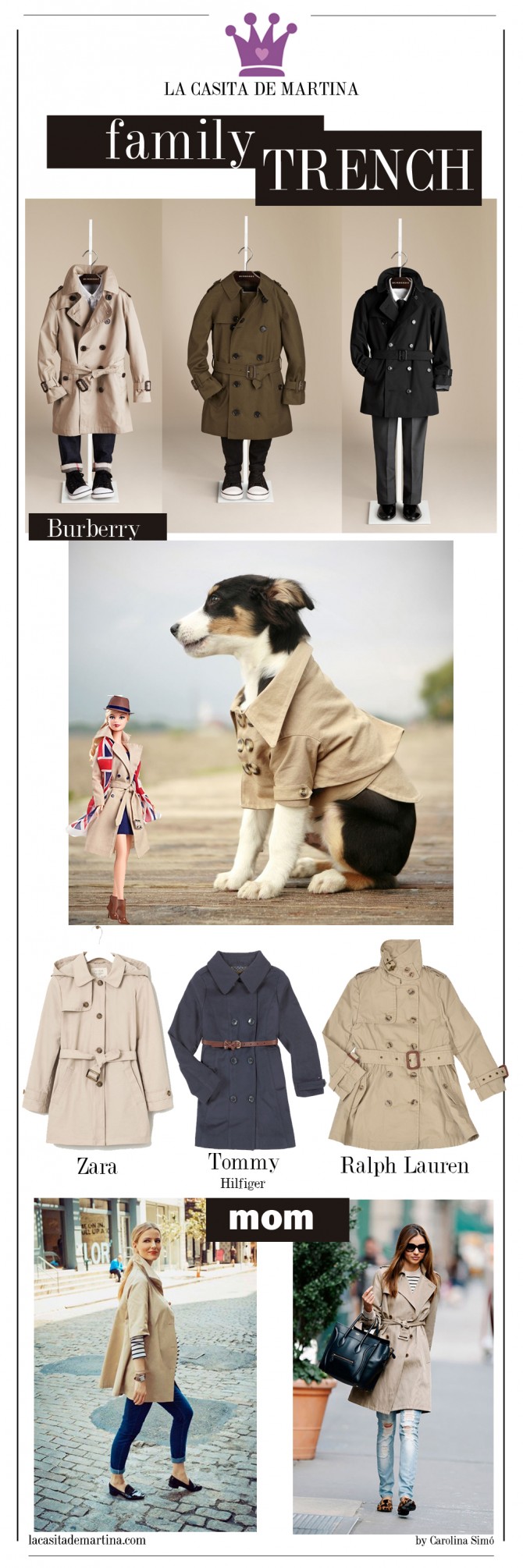 Trench, Burberry, Barbie Burberry, La casita de Martina,  Blog Moda Infantil Trench, Burberry, Barbie Burberry, La casita de Martina, Blog Moda Infantil