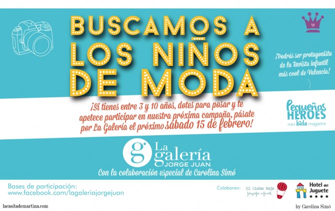 Casting niños, La Galería Jorge Juan Valencia, Blog Moda Infantil, Carolina Simó Casting niños, La Galería Jorge Juan Valencia, Blog Moda Infantil, Carolina Simó