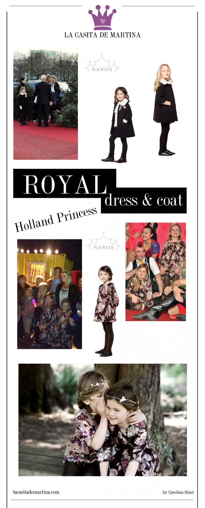 Máxima Holanda, Vestidos princesas, Nanos, Blog de Moda Infantil, La casita de Martina