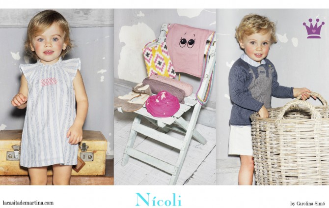 Nícoli, Colección Primavera Verano Moda Infantil,   La casita de Martina,  Blog Moda Infantil