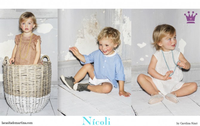 Nícoli, Colección Primavera Verano Moda Infantil,  La casita de Martina, Blog Moda Infantil