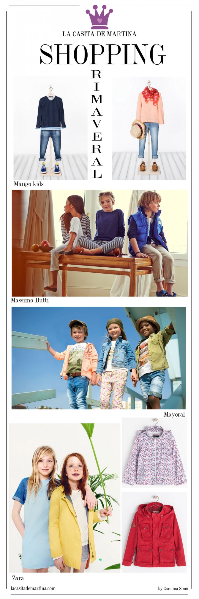Mayoral, Zara, Massimo Dutti, Mango niños, Blog Moda Infantil, La casita de Martina, Blog Moda Bebé