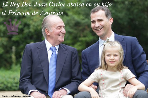 El Rey Don Juan Carlos abdica, Príncipe de Asturias Don Felipe, Infanta Leonor, Blog Moda Infantil El Rey Don Juan Carlos abdica, Príncipe de Asturias Don Felipe, Infanta Leonor, Blog Moda Infantil