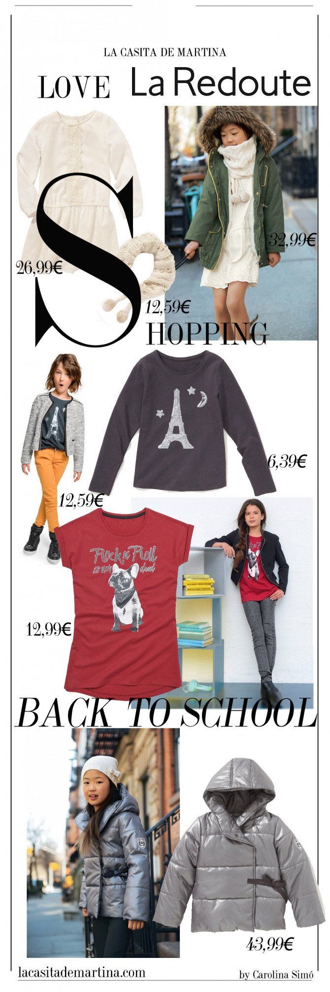 La Redoute, Vuelta al cole, Tienda online Moda infantil, La casita de Martina, Blog Moda Infantil, Carolina Simó