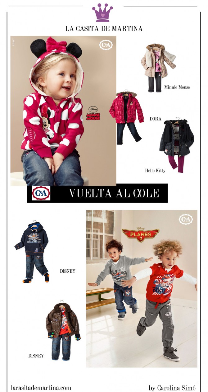 Vuelta al cole con C A calidad y confort a precios MINI Blog de Moda Infantil La casita de Martina Blog moda infantil moda premama y tips de mujer