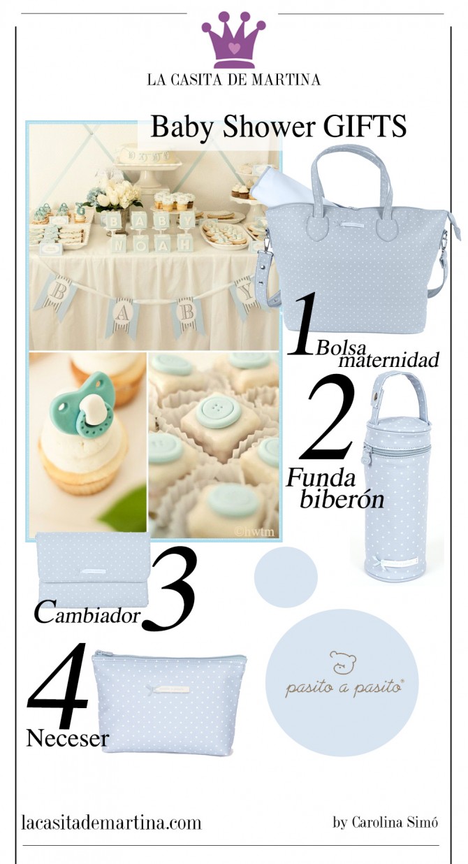 Baby Shower regalos niño, Pasito a Pasito, Blog Moda Bebé, Blog Moda Infantil, La casita de Martina