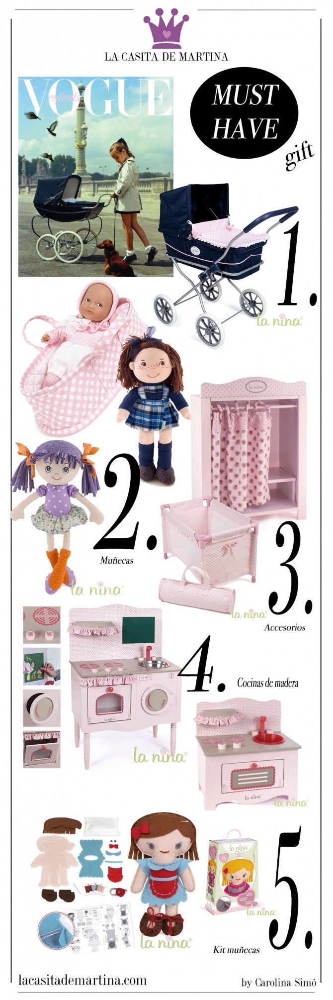 La NINA, cocinas de juguete, muñecas de trapo, La casita de Martina, Blog Moda Infantil La NINA, cocinas de juguete, muñecas de trapo, La casita de Martina, Blog Moda Infantil