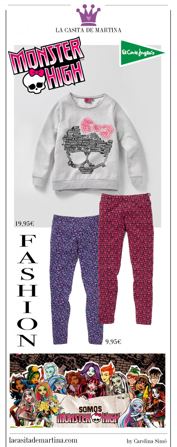 Monster High, El Corte Inglés, La casita de Martina, Blog de Moda Infantil, 4