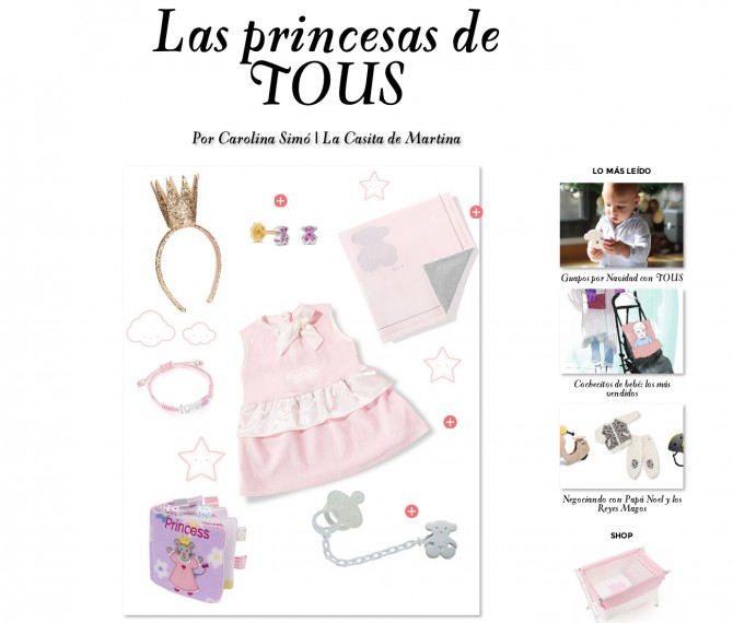 Tous, moda infantil. la casita de Martina, Carolina Simó