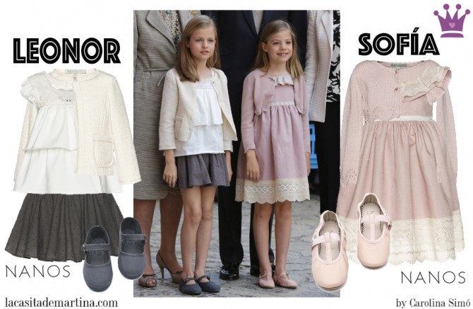 Leonor y Sofía, Vestidos Leonor, Vestido Sofía, Misa de Pascua, Marca ropa Princesa Leonor, Blog Moda Infantil