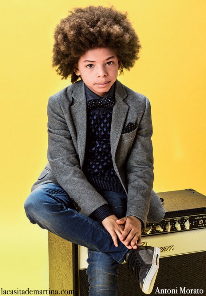 Blog Moda Infantil, Tendencias Moda Niños Otoño Invierno 2015, Antoni Morato, La casita de Martina