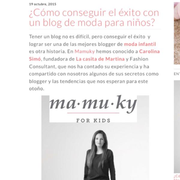 Carolina Simó, La casita de Martina, Blog de Moda Infantil