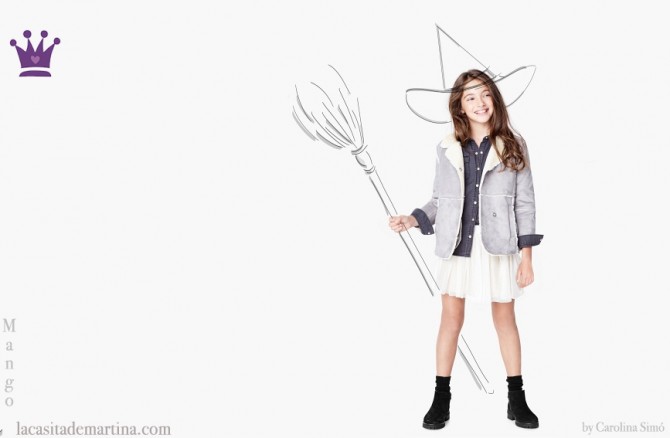 Disfraces Hallowen,  Blog de Moda Infantil, La casita de Martina, Mango Kids