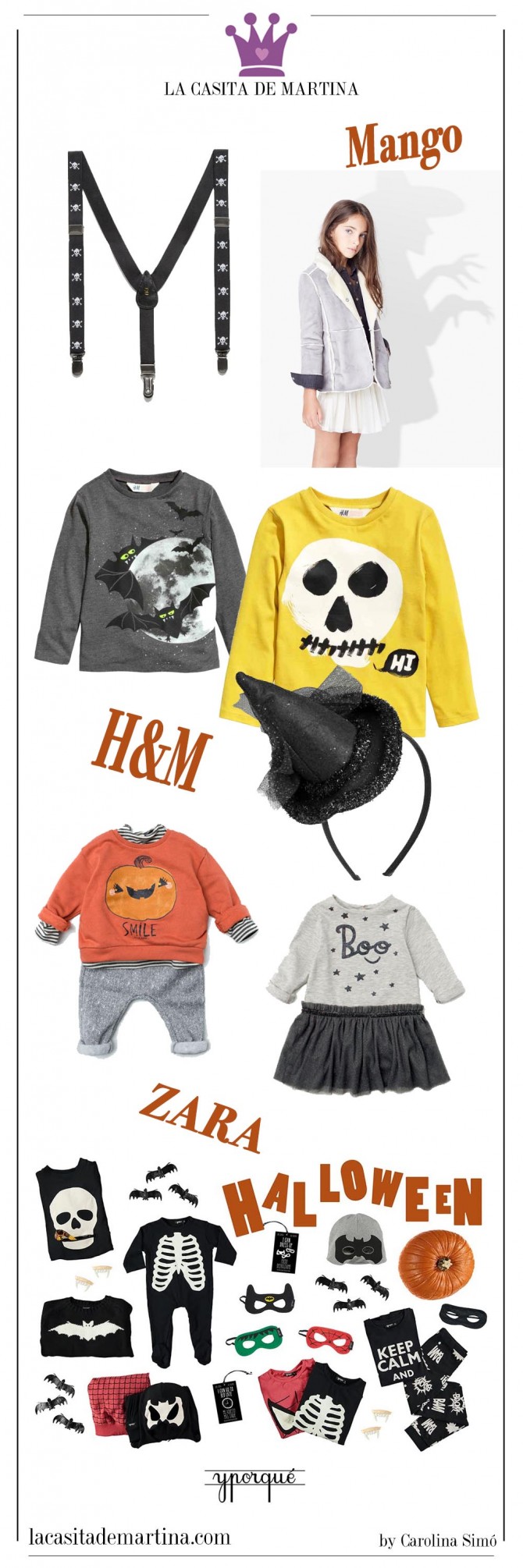 Disfraces Hallowen,   Blog de Moda Infantil, La casita de Martina, Mango Kids