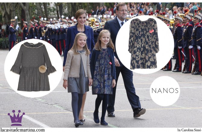 Vestidos Leonor y Sofía, Nanos princesa España, Blog de Moda Infantil, La casita de Martina, Día de la Hispanidad