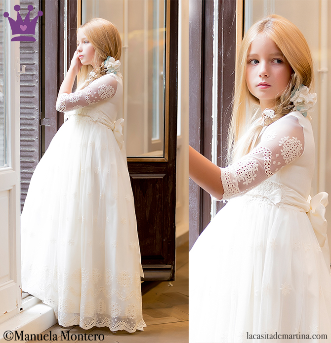 Vestidos de Primera Comunión, Trajes de Primera Comunión, Manuela Montero, Blog Comuniones, La casita de Martina, 1