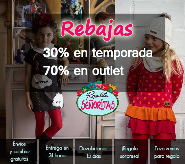 Rosalita Señoritas, Rebajas Moda Infantil, La casita de Martina, Blog de Moda Infantil, Carolina Simo