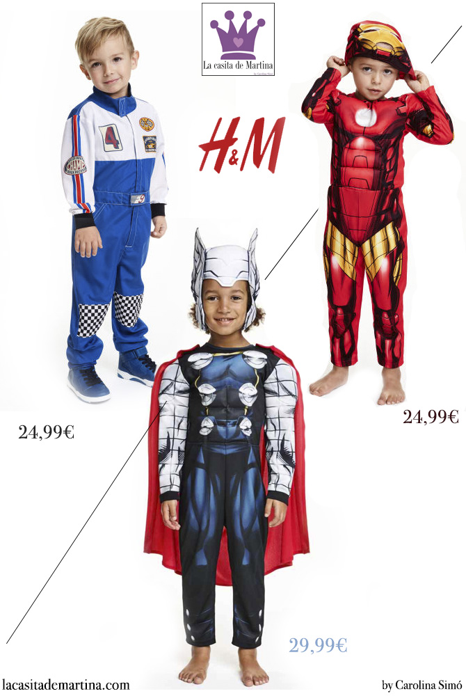 4 Disfrazes carnaval para ninos, Blog Moda Infantil, La casita de Martina, Carolina Simo, HyM