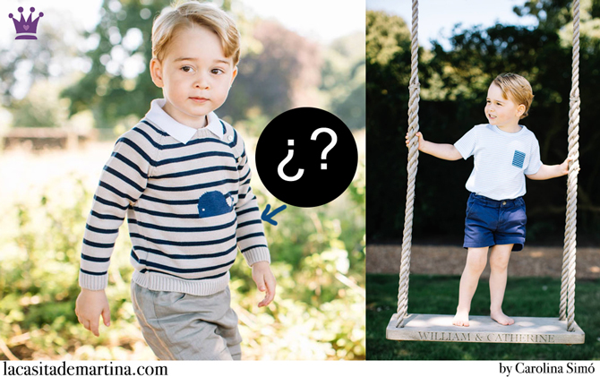 Jersey de rayas del principe George, Marca Moda Infantil George de Inglaterra, Blog de Moda Infantil, La casita de Martina