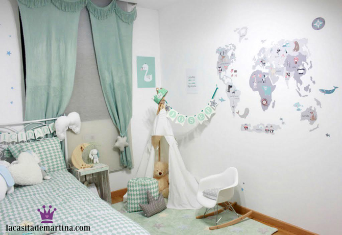 Vinilos infantiles, laminas habitacion bebe, decohappy, Blog Moda Infantil, La casita de Martina